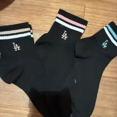 M L B新品ソックス２３から２５センチら