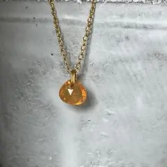 【超美品】マリーエレーヌ ファイヤーオパール ハンドメイド・チェーン ネックレス ファイヤーオパール 