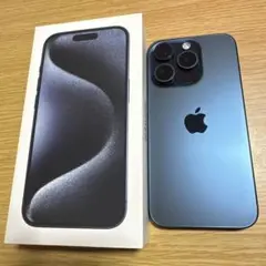 Apple iPhone 15 Pro 本体 ブルーチタニウム 1TB