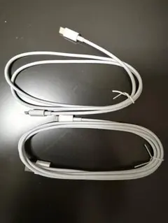 USB-C充電ケーブル 2本セット グレー