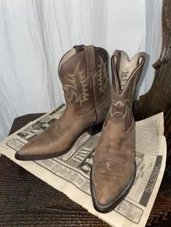 ⭐️極美品⭐️トニーラマ ウエスタンブーツ VF6001 カービング　刺繍　ブラウン ⭐️極美品⭐️トニーラマ ウエスタンブーツ VF6001 カービング 刺繍