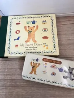 サンリオ アルバム わたし赤ちゃん ダイアリー＆スタンプ 昭和レトロのサムネイル