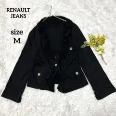 RENAULT JEANS フリルジャケット レース ゴシック 綿100% 黒
