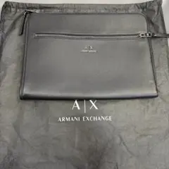 アルマーニエクスチェンジ　ARMANI クラッチバッグ　メンズ　美品　即日発送