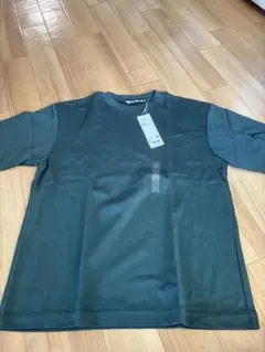 UNIQLO U エアリズムコットンオーバーサイズTシャツ オリーブ M