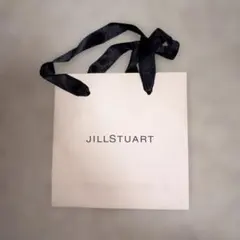 JILL STUART ホワイト紙袋 ブラックリボン
