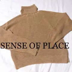 SENSE OF PLACE センスオブプレイス タートルネック　ニット
