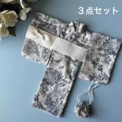 22cmドール服 紺 あじさい 浴衣3点セット - メルカリ