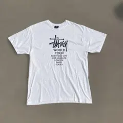 【古着】stussy ワールドツアー tシャツ メキシコ製