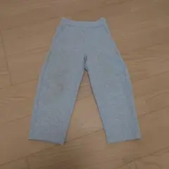 UNIQLOグレー スウェットワイドパンツ