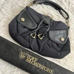 TOFF&LOADSTONE ハンドバッグ　カバン　鞄　黒　レザーのサムネイル