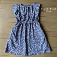 ROPE PICNIC KIDS ワンピース 花柄　紫　130cmのサムネイル