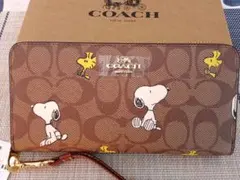COACH スヌーピー 長財布