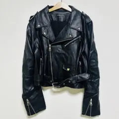 SHEIN ブラック ライダースジャケット　M