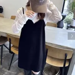 mystic ベロア　ミニ　ワンピース