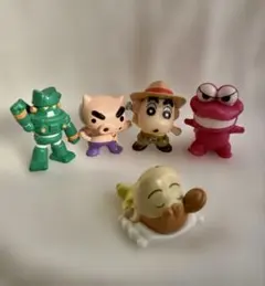 クレヨンしんちゃん アクションフィギュア 5体セット