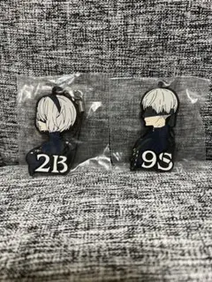 NieR Automata ニーアオートマタ ラバーストラップ 2B 9S 2個