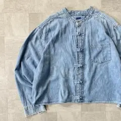 old remake denim china shirt l/s
