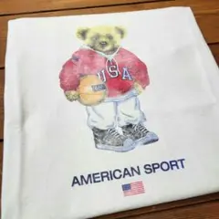 【超レア】SIGNAL SPORTS USA製 ベアプリントTシャツ