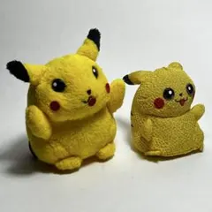 バンダイ TOMY ピカチュウ 2種 ぬいぐるみ マスコット お手玉 任天堂