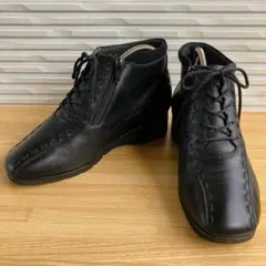 アシックスペダラ サイドジップ ハイカットレザー ウォーキングブーツ 23cm