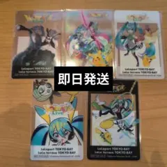 ポケモン　初音ミク　ららぽーと東京ベイ限定　クリアカード　全5種フルコンプ