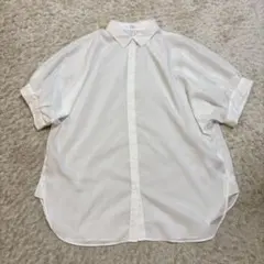 a.v.v 半袖シャツ 白 ゆったり ボリューム袖 Sサイズ レディース