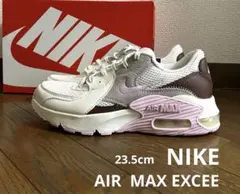 23.5cm ナイキ エアマックス エクシー オフホワイト&セピア&ピンクカラー