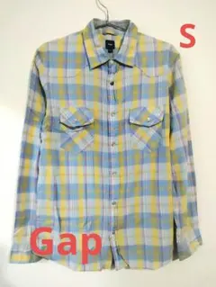 Gap チェック柄 長袖シャツ ウエスタンシャツ S
