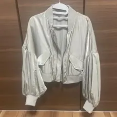 COCO DEAL ココディール ボリュームスリーブショートMA-1 カーキ