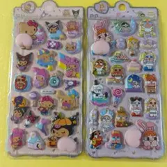ガングロキティちゃん＆クライベイビーお尻ぷにぷにシールセット