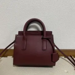 美品 CHARLES & KEITH ストラクチャードダブルトップハンドルトート