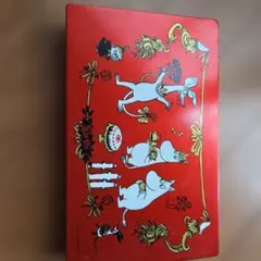 ムーミン 空き缶 レッド
