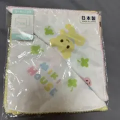 新品未使用　ミキハウス　ガーゼハンカチ2枚組