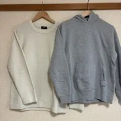 SHIPS ニット セーター パーカー 2点セット