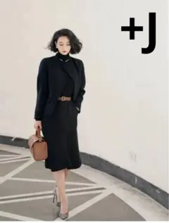 【新品未使用】ユニクロ+J ダブルフェイススカート