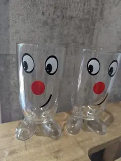 【再値下】アルク社製「リュミナルク ルーキー」シリーズ足つきグラス 2個セット