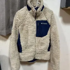 Columbia アーチャーリッジユースジャケット Mサイズ ベージュ/ネイビー