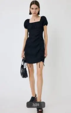 moussy GATHER RIBBON ミニドレスのサムネイル