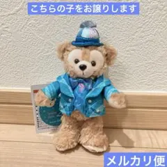 ダッフィー　ぬいぐるみバッジ　スパークリングジュビリー　ディズニーシー25周年