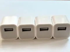 iPhone付属 USB 充電器 ACアダプター 4個