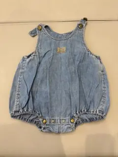 デニム　サロペット　80