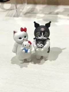 【中古】mofusand×サンリオキャラクターズ なりきりフィギュア 2個セット