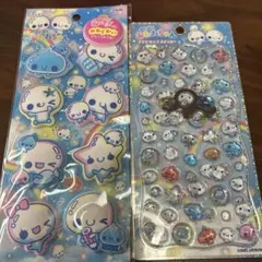 国内正規品　ぷくぷくあわわちゃん　もっちりシール　プチドロップステッカー