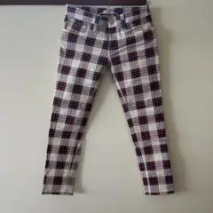 RODEO CROWNS WIDE BOWL チェック　パンツ　Sサイズ