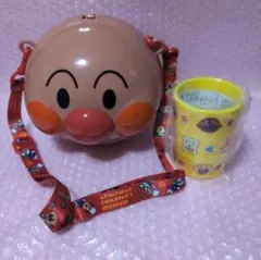 アンパンマン　ポップコーン入れ　小物入れ　　ショルダー　アンパンマンミュージアム