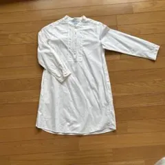 UNIQLO 子供　白　綿　ワンピース　130
