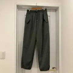 カーゴパンツ ドローストリング オリーブのサムネイル