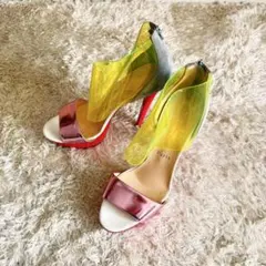 クリスチャンルブタン Dufoura leather pvc サンダル 38