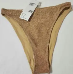 H&M ビキニボトム ゴールド 新品のサムネイル